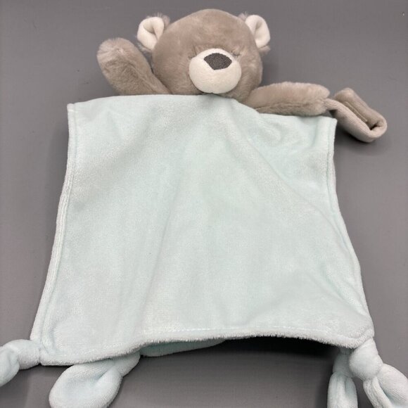 Carter's Bear Lovey Security Blanket Plush Pacifier Holder - Picture 5 of 6
